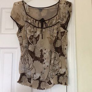 Apt9 large blouse cap sleeves